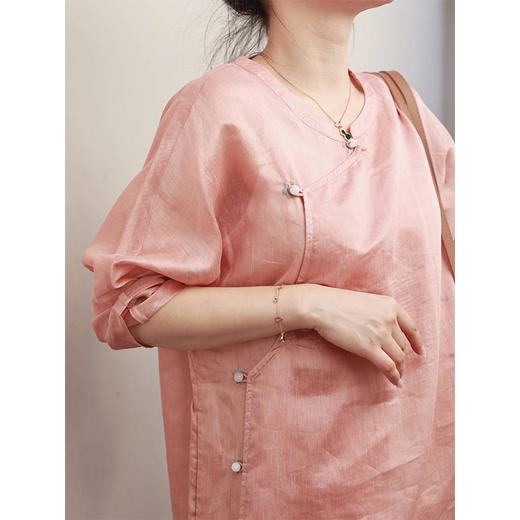 【抖音专属】连衣裙（21707180B-檀唇） 商品图4