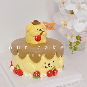 布丁狗卡通蛋糕-低糖处理无添加