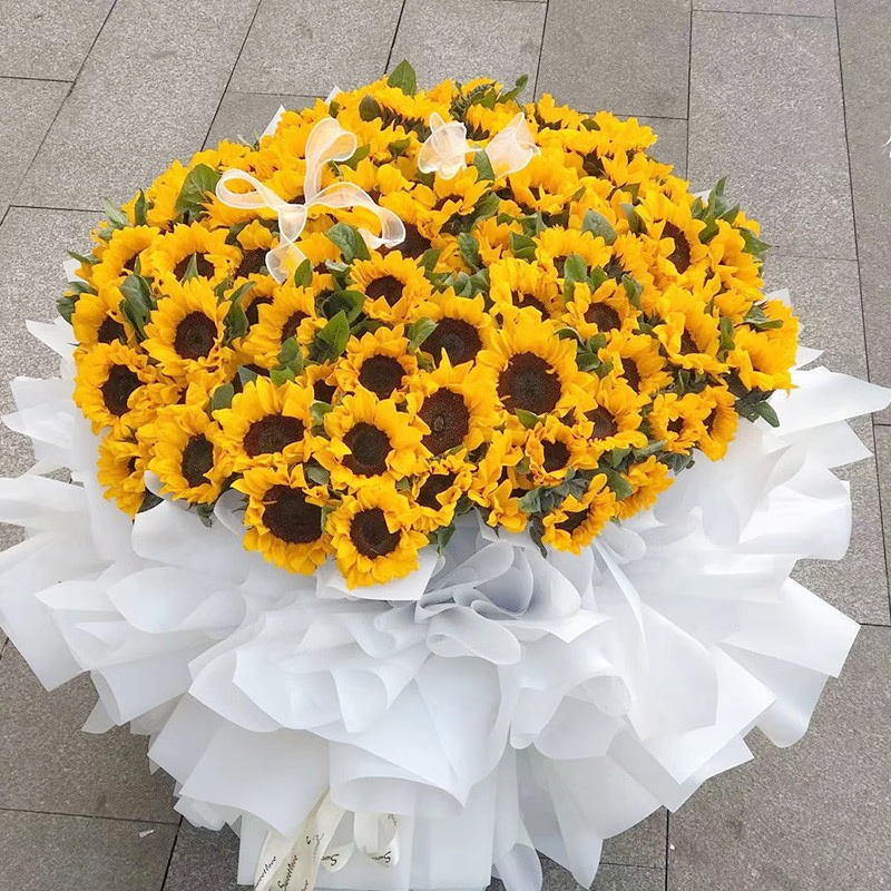 6朵向日葵鲜花花束送爸爸老师领导客户生日送礼毕业季高考谢师教师节