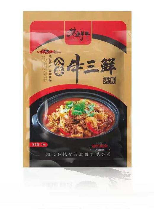 【严选】楚鲜丰牛三鲜火锅1kg（厂家直发） 商品图0