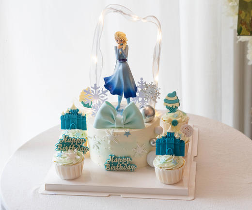 冰雪公主纸杯➕蛋糕（需提前8小时预定） 商品图2
