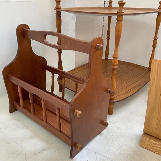 欧洲vintage木制杂志架AU188 商品图6