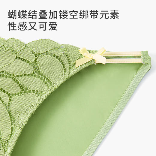 奶糖派叶漫配套内裤蕾丝性感透气亲肤不夹臀纯棉里裆低腰三角裤女 商品图2