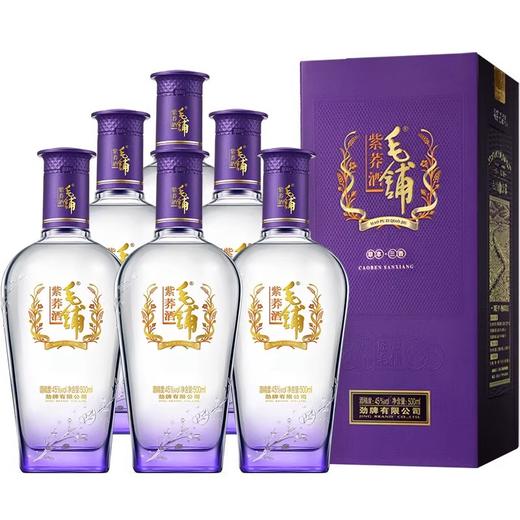 45°毛铺苦荞酒（紫荞）500ml 商品图0