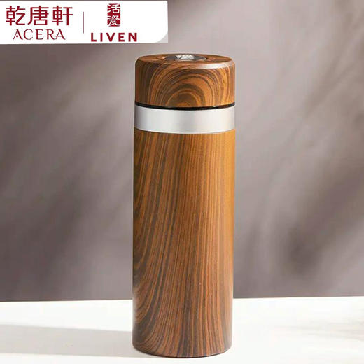 乾唐轩新款活瓷杯金石保温保冷不锈钢外壳陶瓷内胆便携车载随身杯 商品图0