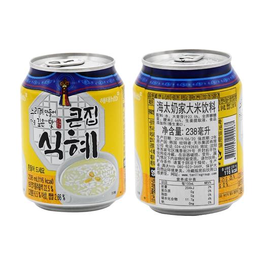 海太甘米汁罐装238ml해태큰집식혜238ml 商品图1