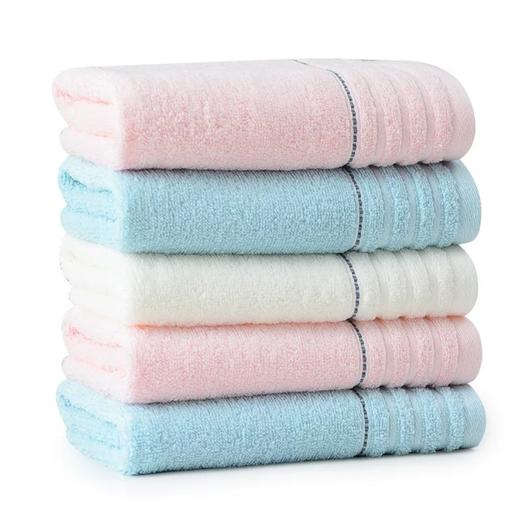 洁丽雅新疆长绒棉毛巾 | 70×30cm标准面巾·新疆棉柔软吸水 | 颜色随机惊喜装 商品图0