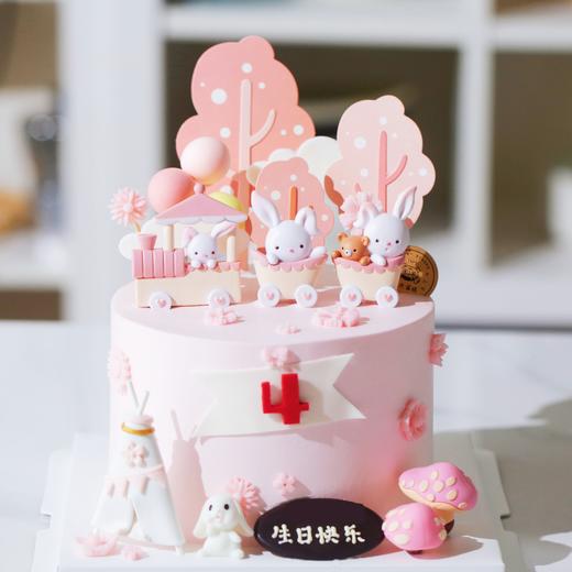 粉色兔子蛋糕 商品图0