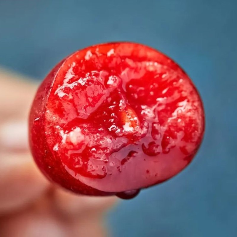 露天爱心樱桃,砂蜜豆大樱桃,核小肉厚,清甜爽脆,大自然的馈赠,果期