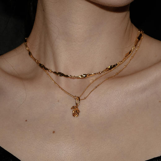 MINT THERAPY 液态蔷薇花项链 商品图2