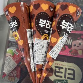 海太布拉宝巧克力味甜筒160ml부라보콘초코