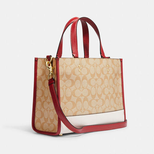 COACH 卡其色女士托特包 CE645-IMOT4 商品图1