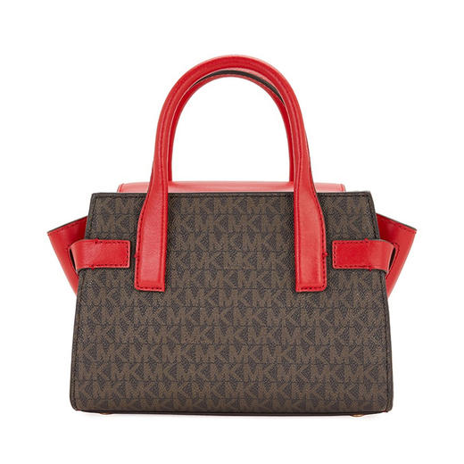 Michael Kors  女士拼色手提包 30T0GNMM0B-BRNBRTRED 商品图3