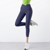 跃牌【禅语梵心系列】新品无痕速干塑身高腰提臀一片式裸感瑜伽七分裤F2243 商品缩略图8