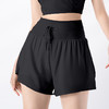 跃牌【禅语梵心系列】夏薄防走光高腰收腹宽松休闲速干瑜伽短裤F2212 商品缩略图1