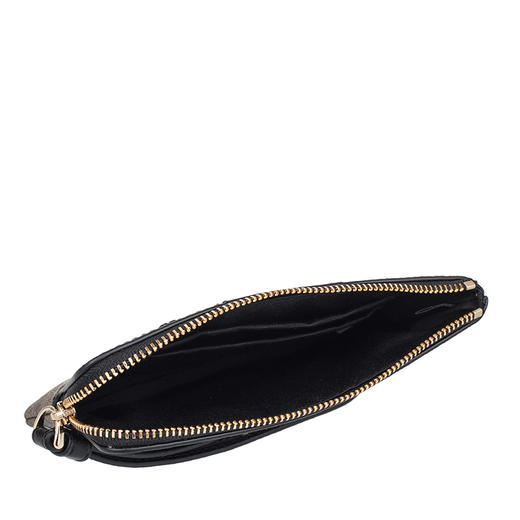 COACH 蔻驰 Corner Zip 16 拼色老花帆布配皮短款女士手拿包 F58035IMAA8 商品图4