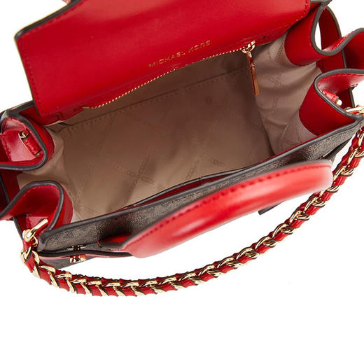 Michael Kors  女士拼色手提包 30T0GNMM0B-BRNBRTRED 商品图2