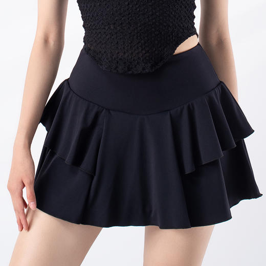 跃牌【禅语梵心系列】新款防走光运动羽毛球网球跑步高腰A字半身裙 F2239 商品图7