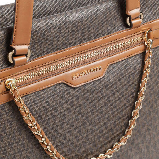 MICHAEL KORS 褐色女士托特包 30R3G04T3B-BRNACORN 商品图3