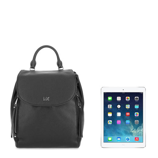 Michael Kors 迈克高仕 Evie中号皮革背包 30S8SZUB2L-Black 商品图1