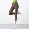 跃牌【禅语梵心系列】新品无痕速干塑身高腰提臀一片式裸感瑜伽七分裤F2243 商品缩略图6
