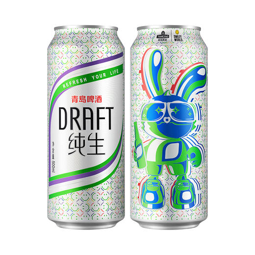 青岛啤酒纯生500ml*12听（炫兔版） 商品图3