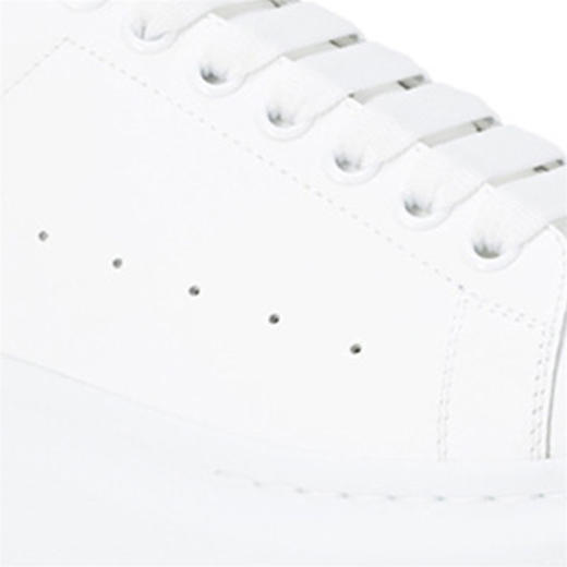 ALEXANDER MCQUEEN 亚历山大·麦昆小白鞋 黑尾撞色系带低帮男士运动鞋 553680-WHGP7-9483 商品图3