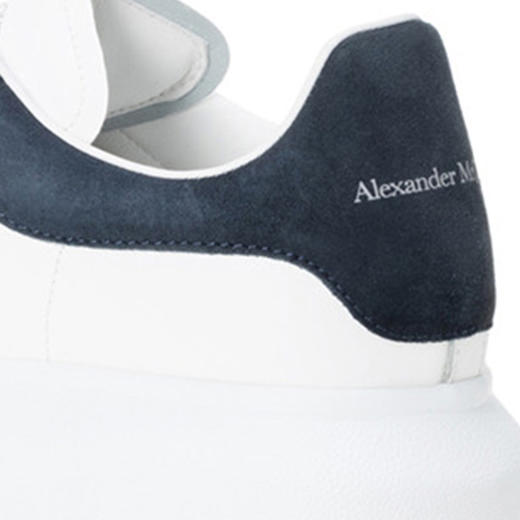 ALEXANDER MCQUEEN 亚历山大·麦昆小白鞋 黑尾撞色系带低帮男士运动鞋 553680-WHGP7-9483 商品图4