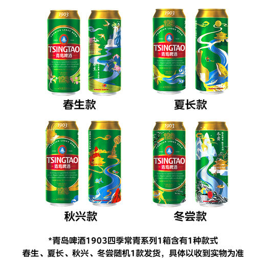 青岛啤酒经典（1903）500ml*18听 商品图2