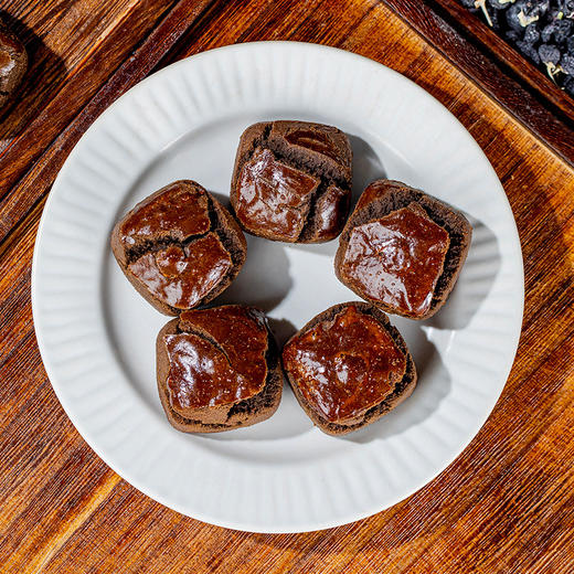 【第二盒半价！富硒黑枸杞桑葚糕】好吃营养健康，无腹担，口感丰富细腻，桑葚黑枸杞富硒手工糕点零食放心吃进口中老年健康 商品图2