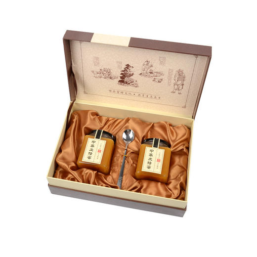 【严选】【古法酿蜜 正宗土蜂蜜 凝结如脂 色亮如玉】水镜蜂情中华土蜂蜜礼盒1kg（厂家直发） 商品图0