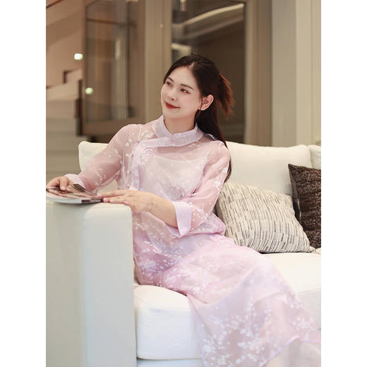 【抖音专属】改良旗袍连衣裙（23707308-昌荣） 商品图0