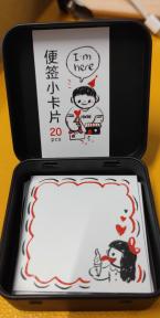 郭郭绘丨马口铁便签卡片 商品图0