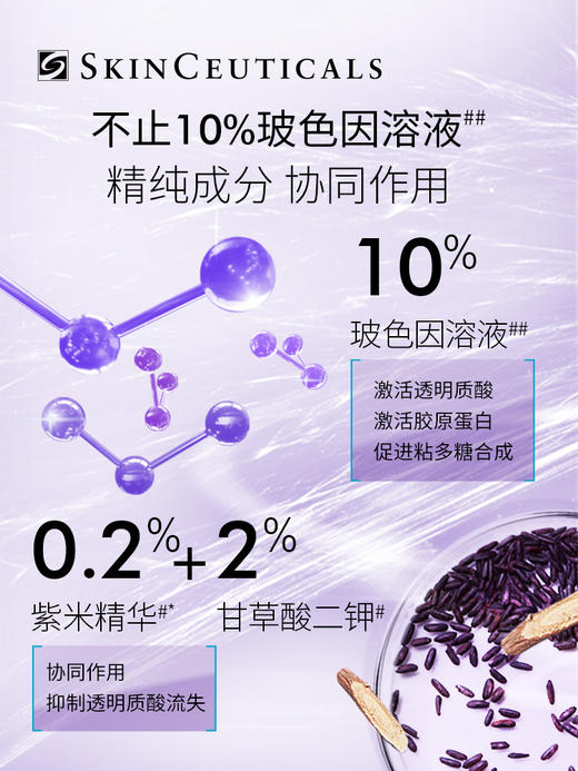 【店庆狂欢】修丽可紫米精华 10%玻色因提拉紧致淡纹抗皱 商品图2