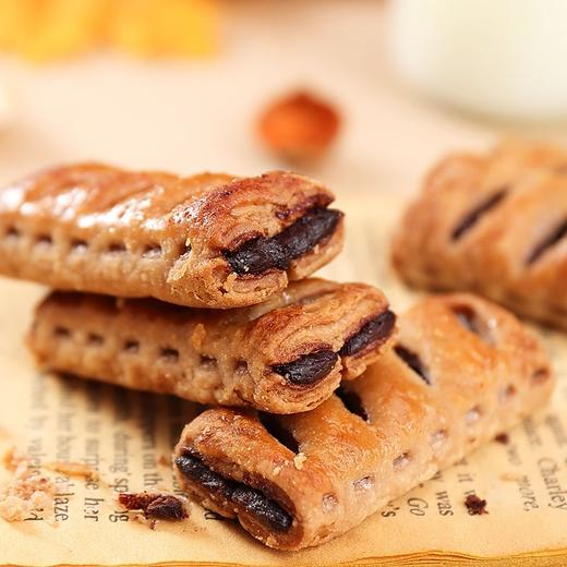 日本三立巧克力派饼干154g/053456 脆脆的巧克力夹心一口沦陷 商品图3