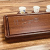【特惠6折】龙福刚果花梨整块茶盘实木家用排水功夫茶台（68*28CM）金丝柚木随心茶盘58*30cm 商品缩略图4