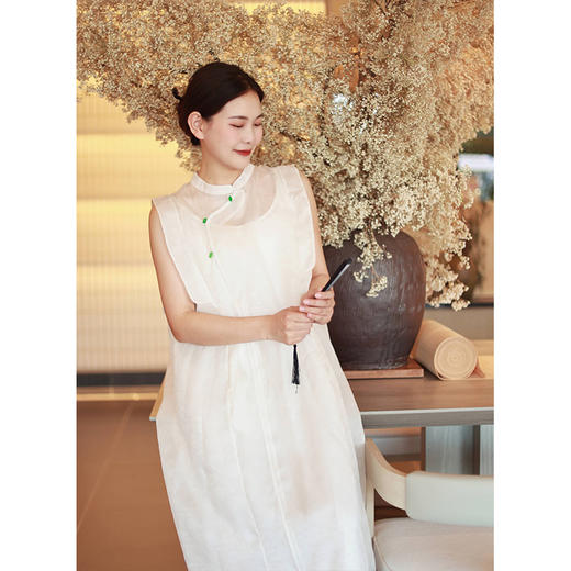 【抖音专属】连衣裙（22707339-山矾） 商品图2