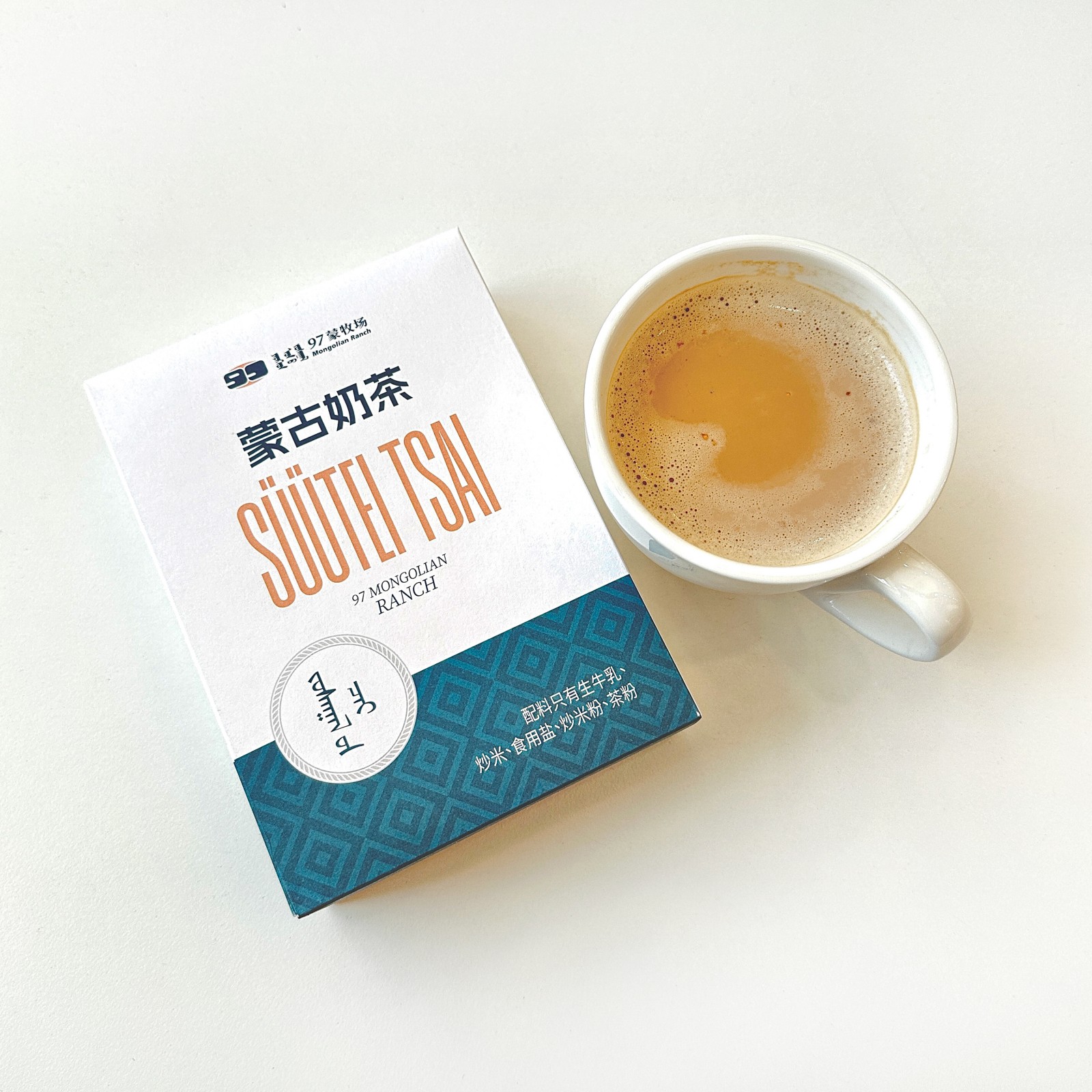 蒙古奶茶 7小袋×20g（共140g）｜生牛乳 无香精 玖柒