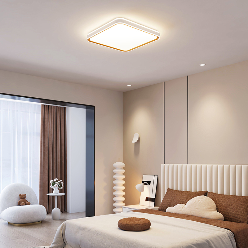 欧普照明/品见4全白/智慧光全光谱卧室方形吸顶灯