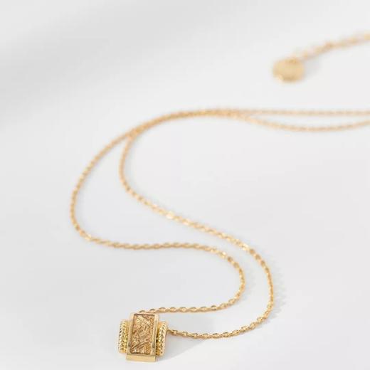 北京仓｜Louise Damas-Gyptis Pendant-雕刻 金色 项链［法国设计师］ 商品图3