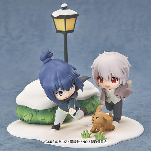 【GSC积分兑换】Q版场景手办 紫苑&老鼠 来日雪夜Ver. 未来都市NO.6 商品图1