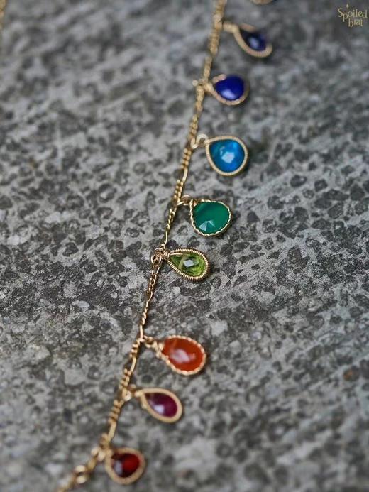 彩虹彩宝项链 商品图2