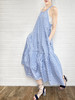 TYNVIE 后交叉带背心连衣裙 - 蓝条纹 商品缩略图1