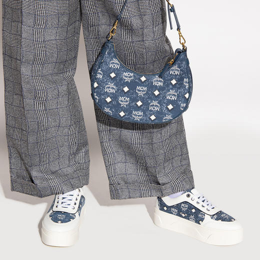 MCM 蓝色女士单肩包 MWHDSTA07LE 商品图3