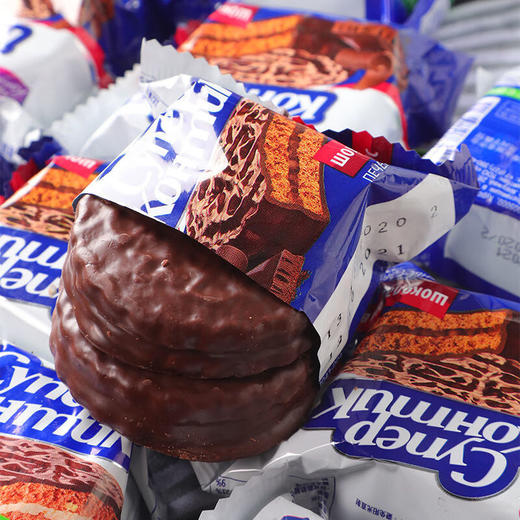 （超值精选）俄罗斯进口康吉巧克力三明治饼干50g 商品图2