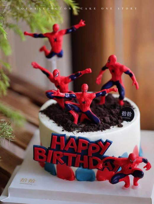 「蜘蛛侠·Spider-Man」100%动物奶油（附图6寸·提前10小时预订） 商品图1