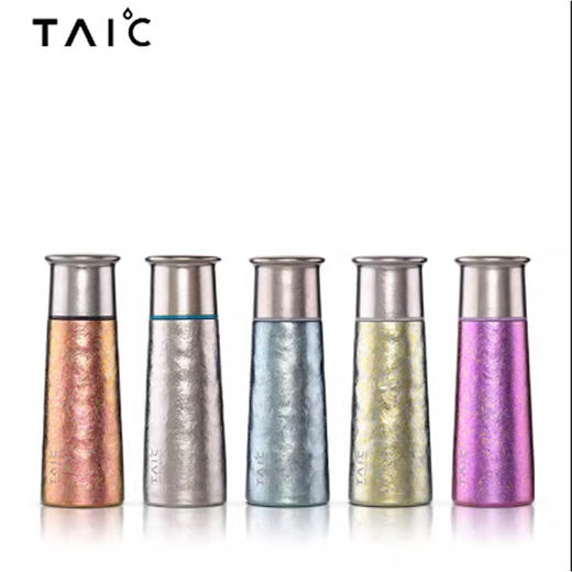 TAIC太可纯钛保温杯女男士水杯便携双层钛杯带茶网420ML 商品图6