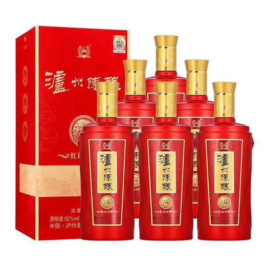 【福利秒杀】泸州陈酿 红运开怀 浓香型 475ml*6整箱装 商品图1