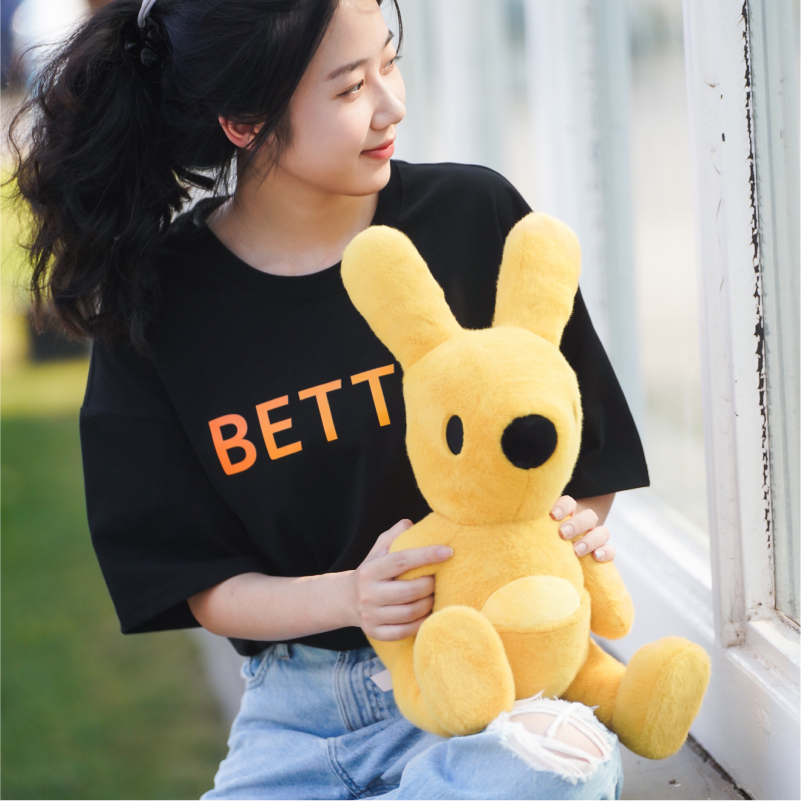 大号袋鼠团团毛绒公仔