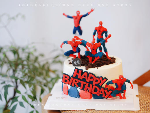 「蜘蛛侠·Spider-Man」100%动物奶油（附图6寸·提前10小时预订） 商品图4